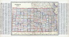 Kansas State Map, McPherson County 1921